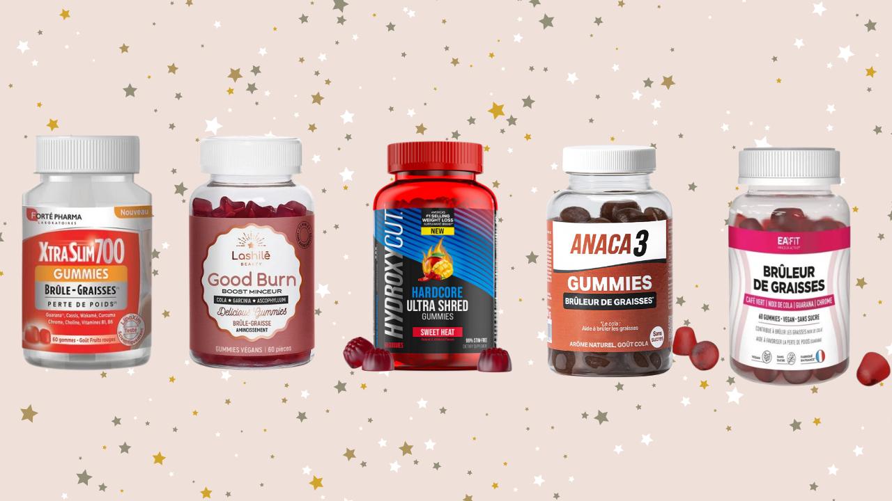 5 meilleurs gummies brûle graisse